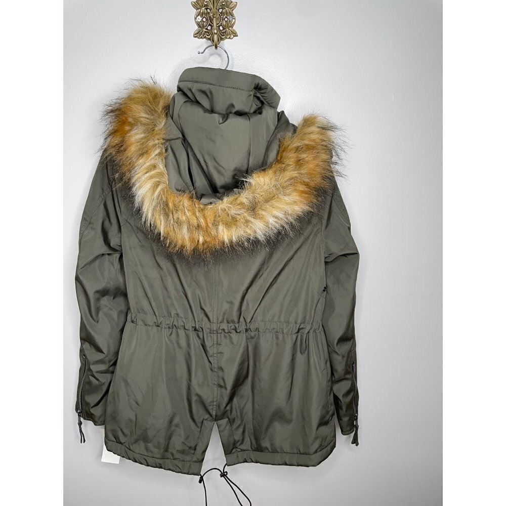 Urban Outfitters S13 Military Moss Trapper Jacket Size S NWT - Picture 7 of 9
